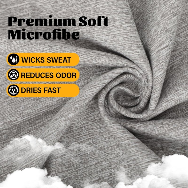 NUOYEE 12 Pack Gym Towels Microfiber Fast Drying Men Women Workout Gear for Fitness Yoga Exercise Tennis Quick Dry Towel for Outdoor Running Riding Jogging Hiking Camping Fishing - Image 4